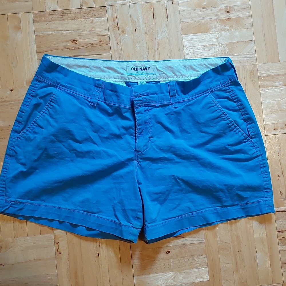 Old Navy Women's Vibrant Blue 4" Inseam Shorts